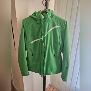 Spyder green ski snowboard winter coat